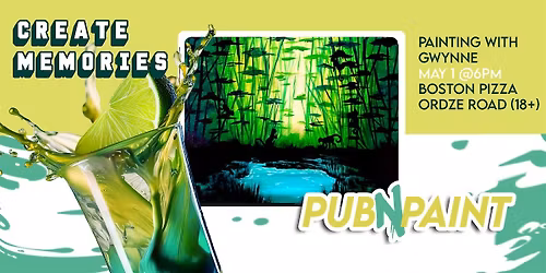 Pizza Ordze Rd Paint Night with PubNPaint May 1st (18+)