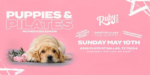 Puppies and Pilates Pop Up