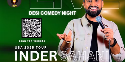 INDER SAHANI - Stand UP Comedy Live