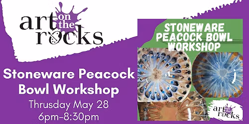 Stoneware Peacock Bowl Class