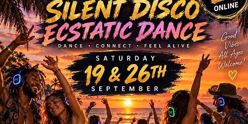 Silent Disco Sunset Beach Ecstatic Dance