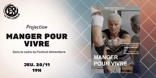 Projection\/D\u00e9bat - Manger pour vivre - Festival Alimenterre