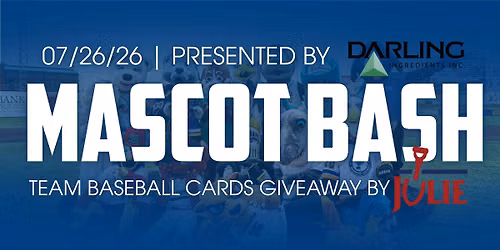 Mascot Bash + Baseball Cards Giveaway Night