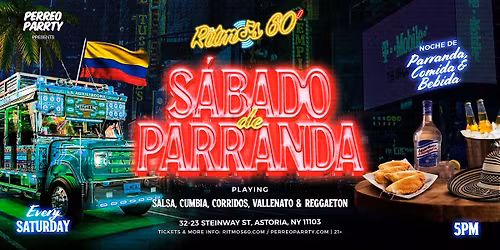 Cinco de Mayo - Sabado de Parranda -Colombian Salsa, Vallenato Reggaeton