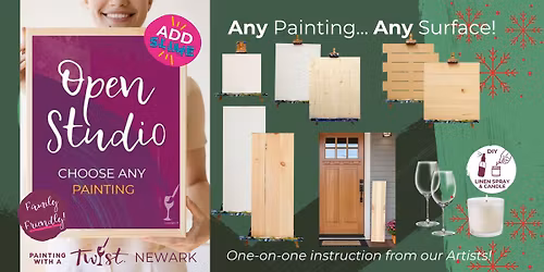 \ud83c\udfa8 Family Day - Open Studio \u2013 You Pick the Art & Surface! \u2013 Newark, DE \ud83d\udd8c\ufe0f\u2728