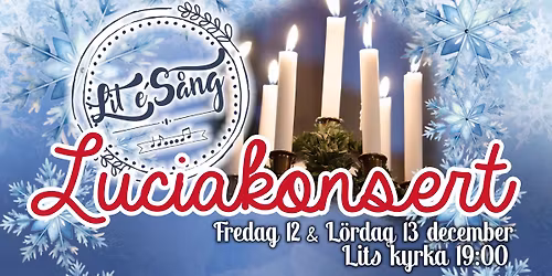 Luciakonsert med Lit \u00e9 s\u00e5ng