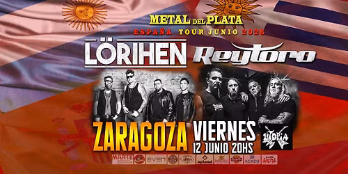 LÖRIHEN / REYTORO Metal del plata ZARAGOZA VIE 12 JUNIO — PUB Utopia