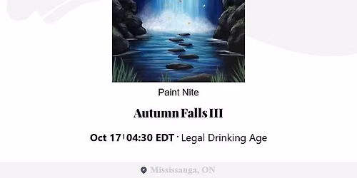 Paint Nite at Cineplex JUNXION Erin Mills