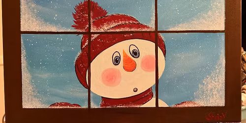 Paint and Sip Snowman @ Aubrees in Dexter \ud83c\udfa8\ud83d\udd8c\ufe0f 