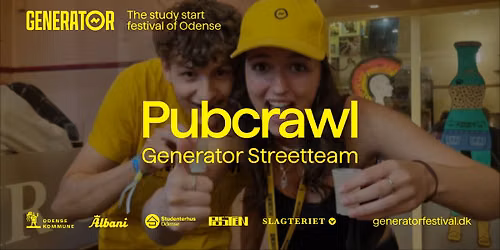 PubCrawl med Generator Streetteam