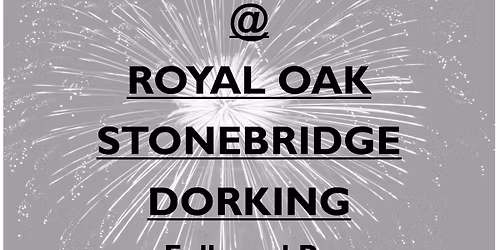 Brockham Arial Fireworks Display & The JVL Band