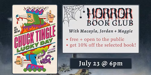 Horror Book Club: "Lucky Day"