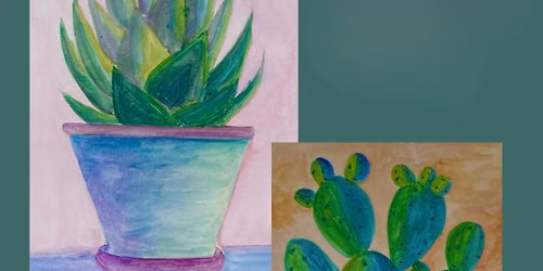 Cactus Watercolor Workshop