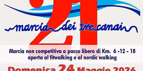 MARCIA DEI TRE CANAI 2026