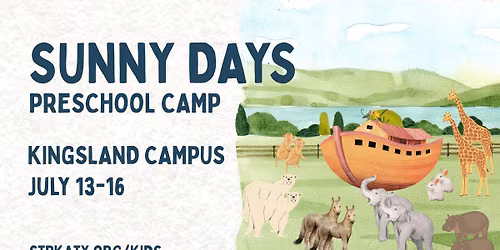 Sunny Days - Preschool Camp