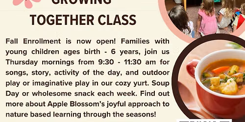 Growing Together Fall Class