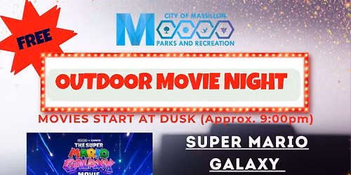 FREE Outdoor Movie: Super Mario Galaxy