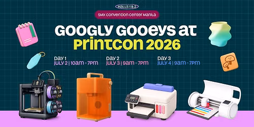 Googly Gooeys at PrintCon 2026 