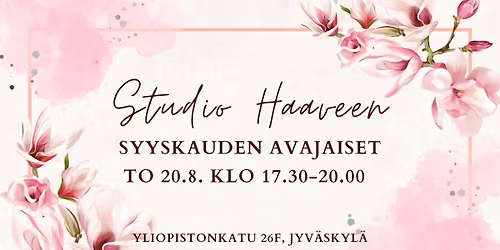Studio Haaveen syyskauden avajaiset