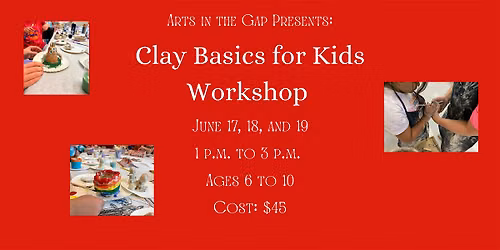 Clay Basics for Kids Workshop