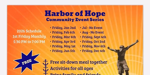 FREE Harbor of Hope Community Fridays
