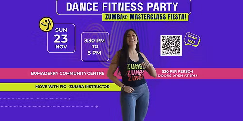 DANCE FITNESS PARTY - ZUMBA\u00ae MASTERCLASS FIESTA!