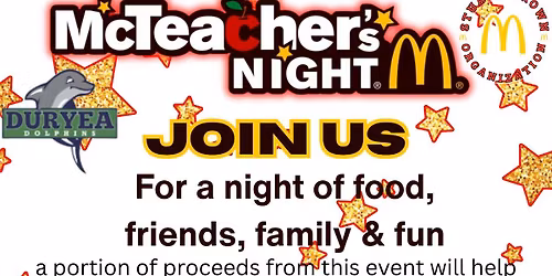 DURYEA ELEMENTARY MCTEACHER'S NIGHT!