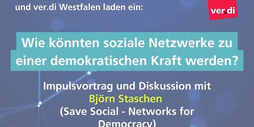 "Wie k\u00f6nnten soziale Netzwerke zu einer demokratischen Kraft werden?" -Vortrag Bj\u00f6rn Staschen+Disk.