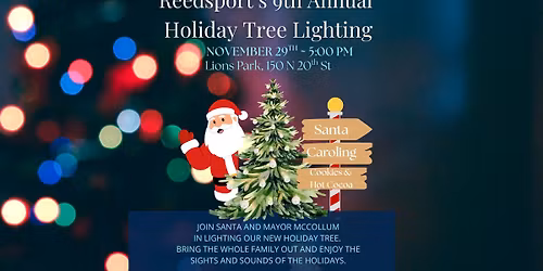 Reedsport's 9th Annual Holiday Tree Lighting
