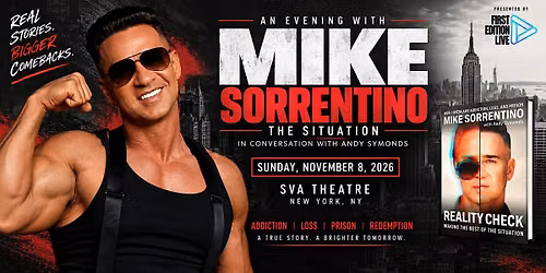 Mike \u201cThe Situation\u201d Sorrentino: Reality Check \u2013 Live in NYC