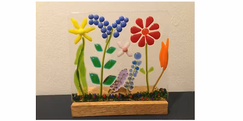 Fused Glass Workshop, Summer flowers theme