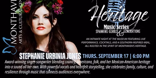 Heritage Music Series: Stephanie Urbina Jones