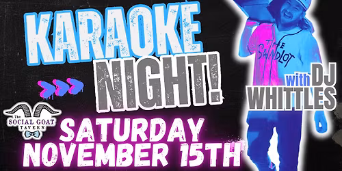 Karaoke Night with DJ Whittles