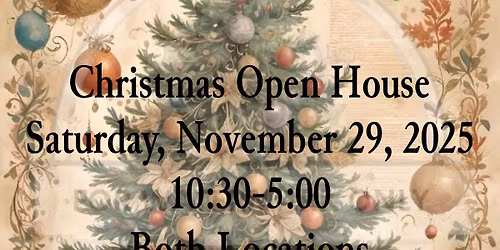 Christmas Open House at Rustiques