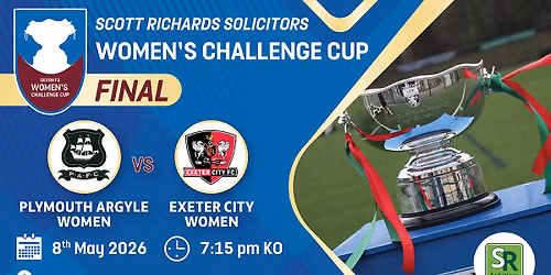 Plymouth Argyle Women VS Exeter City Women | Scott Richards Solicitors Women's Challenge Cup Final