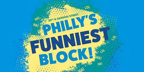 Ribbon Cutting Ceremony for Philly's Funniest Block