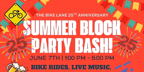 Summer Block Party Bash! \ud83c\udf89 \ud83d\udeb2 \ud83c\udf7b 