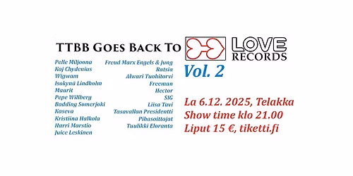 TTBB Goes Back To Love Records Vol. 2