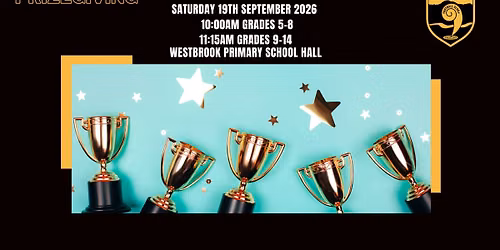 2026 Prizegiving - times to be confirmed