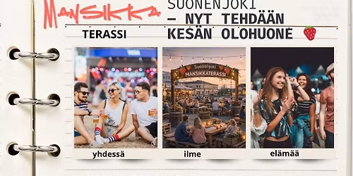 Mansikkaterassi tulee Suonenjoelle!!!!!!!
