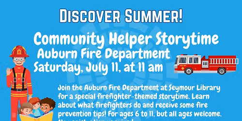 Community Helper Storytime: Auburn Fire Department