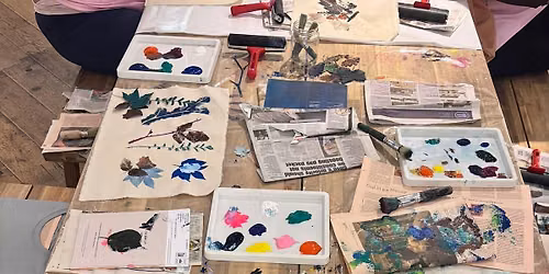 Botanical Tea Towel Printing with Helen Ruth Scarves
