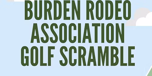 Burden Rodeo Golf Scramble 2026