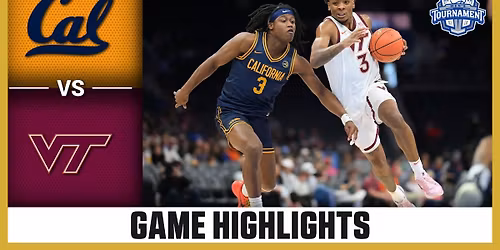 California Golden Bears at Virginia Tech Hokies Mens Basketball