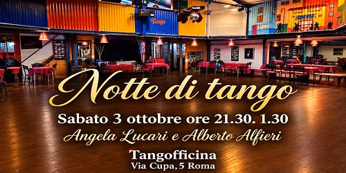 Notte di Tango-dj. Armando Tatafiore - Inaugurazione \u2d51\u2d51\u2d51