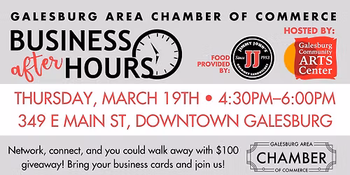 Business After Hours with Galesburg Community Arts Center