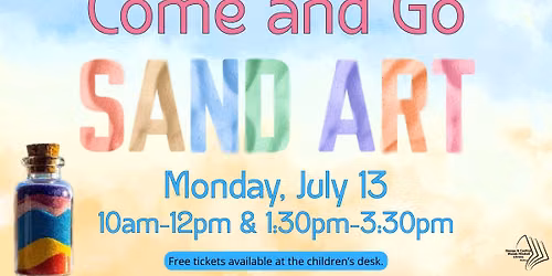 Come & Go Sand Art