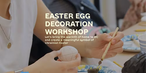 Easter egg decoration workshop