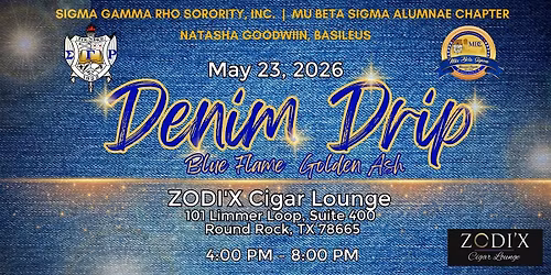 Denim Drip, Blue Flame & Golden Ash Fundraiser