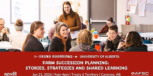 Farm Succession Planning: Stories, Strategies and Shared Learning